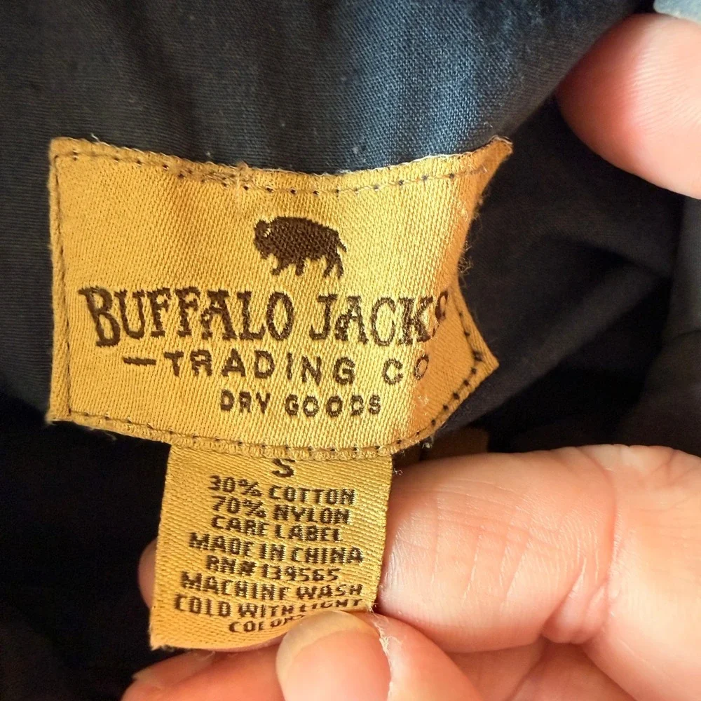 Buffalo Jackson Men's Blue/Tan Puffer Vest Size S
